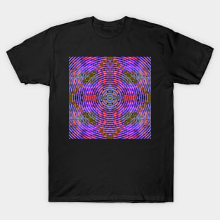 Funky in purple, blue and red T-Shirt